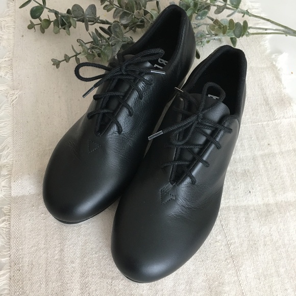 Bloch Ladies Tap-Flex Black Leather Tap Shoes Size 4.5, 4 1/2 M - S0388L - Picture 1 of 5
